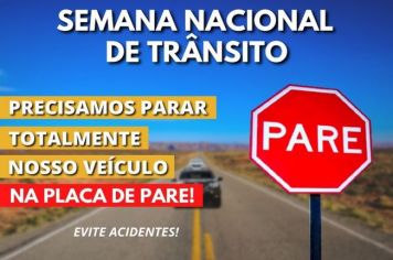 SEMANA NACIONAL DE TRÂNSITO