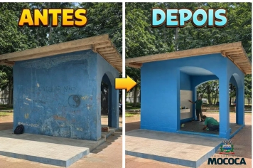  PRAÇA OSCAR VILLARES RECEBE MANUTENÇÃO E REFORMA