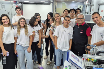 ALUNOS DE DIVERSAS ESCOLAS DE MOCOCA PARTICIPAM DA UNIDADE MÓVEL DE EFICIÊNCIA ENERGÉTICA DO SENAI