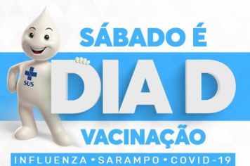 MOCOCA FARÁ “DIA D DE VACINAÇÃO” CONTRA GRIPE, SARAMPO E COVID-19 NESTE SÁBADO, 30