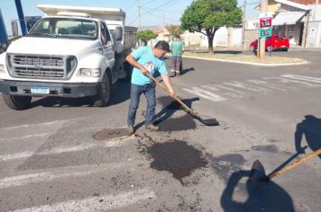 OPERAÇÃO TAPA BURACOS FINALIZA MAIS RUAS DE MOCOCA 
