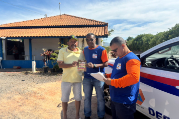 CAMPANHA DE PREVENÇÃO E COMBATE ÀS QUEIMADAS NAS ÁREAS RURAIS DE MOCOCA CONTINUA