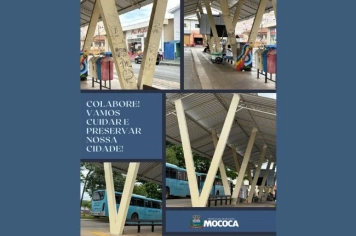 SECRETARIA DE SERVIÇOS PÚBLICOS REALIZA REVITALIZAÇÃO NO TERMINAL URBANO