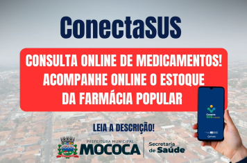 CONFIRA ONLINE A DISPONIBILIDADE DE MEDICAMENTOS DA FARMÁCIA POPULAR