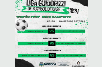 LIGA GUIDORIZZI DE FUTEBOL DE BASE - TROFÉU PROFESSOR IRZIO CAMPIOTO 