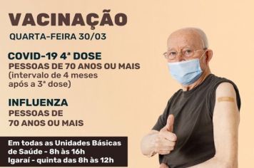 VACINAÇÃO – COVID-19 E INFLUENZA