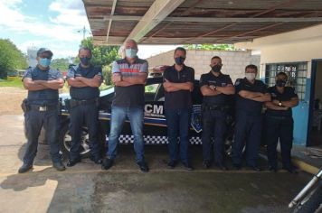 REPRESENTANTES DA GCM DE MOCOCA VISITAM SERRANA