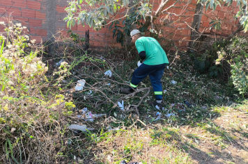 LIMPEZA GERAL NO BAIRRO JARDIM MAZIERO