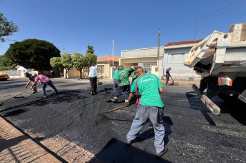 OPERAÇÃO TAPA-BURACOS CHEGA NO BAIRRO SÃO DOMINGOS!