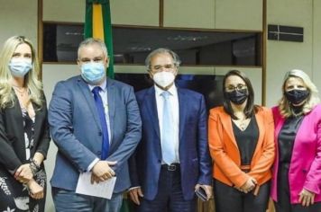  PREFEITO SE REÚNE COM MINISTRO DA ECONOMIA PAULO GUEDES.