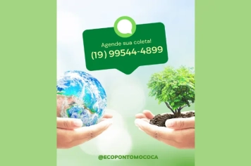 ECOPONTO DE MOCOCA RETOMA COLETA DE RESÍDUOS VOLUMOSOS DE PORTA EM PORTA!