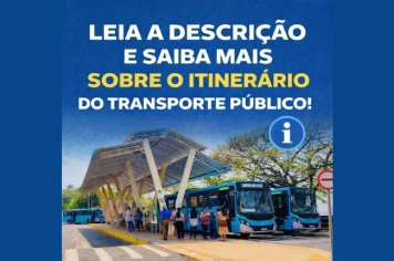 CONFIRA OS ITINERÁRIOS DO TRANSPORTE PÚBLICO DE MOCOCA