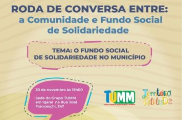 RODA DE CONVERSA COM O FUNDO SOCIAL DE SOLIDARIEDADE