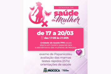  Semana da Saúde da Mulher