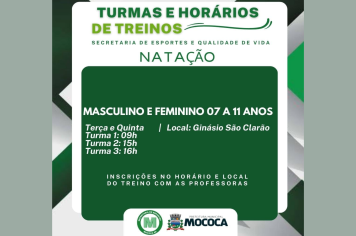 ESCOLINHAS ESPORTIVAS - SECRETARIA DE ESPORTES E QUALIDADE DE VIDA 