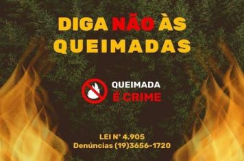 PREFEITURA ALERTA SOBRE A CHEGADA DO PERÍODO DE SECA E PREVINE CONTRA QUEIMADAS