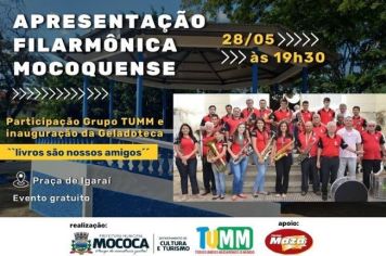 ESTÁ CHEGANDO O DIA: É NESTE SÁBADO (28) A APRESENTAÇÃO ESPECIAL  DA FILARMÔNICA MOCOQUENSE NA PRAÇA CENTRAL DE IGARAÍ!