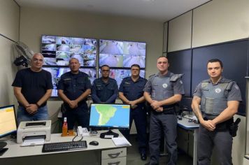 NOVO TENENTE QUE ATUARÁ EM MOCOCA VISITA BASE DA GUARDA CIVIL MUNICIPAL