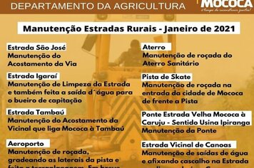 PRESTAÇÃO DE CONTAS – DEPARTAMENTO DA AGRICULTURA.