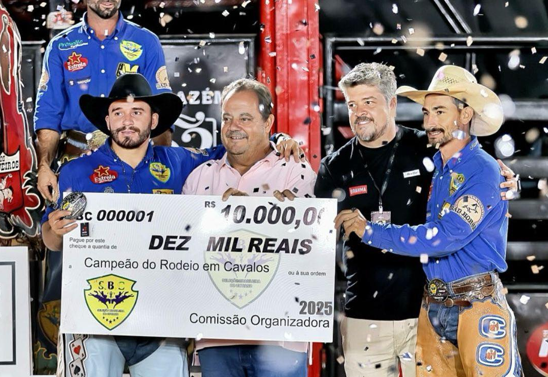 PARABÉNS AOS GANHADORES DAS COMPETIÇÕES DE DIVERSAS MODALIDADES DO MOCOCA RODEIO SHOW 2025 