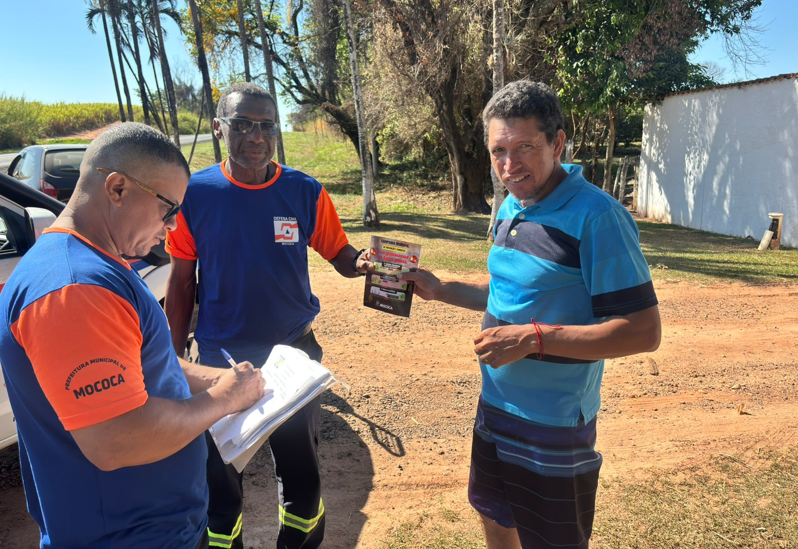 CAMPANHA DE PREVENÇÃO E COMBATE ÀS QUEIMADAS NAS ÁREAS RURAIS DE MOCOCA CONTINUA