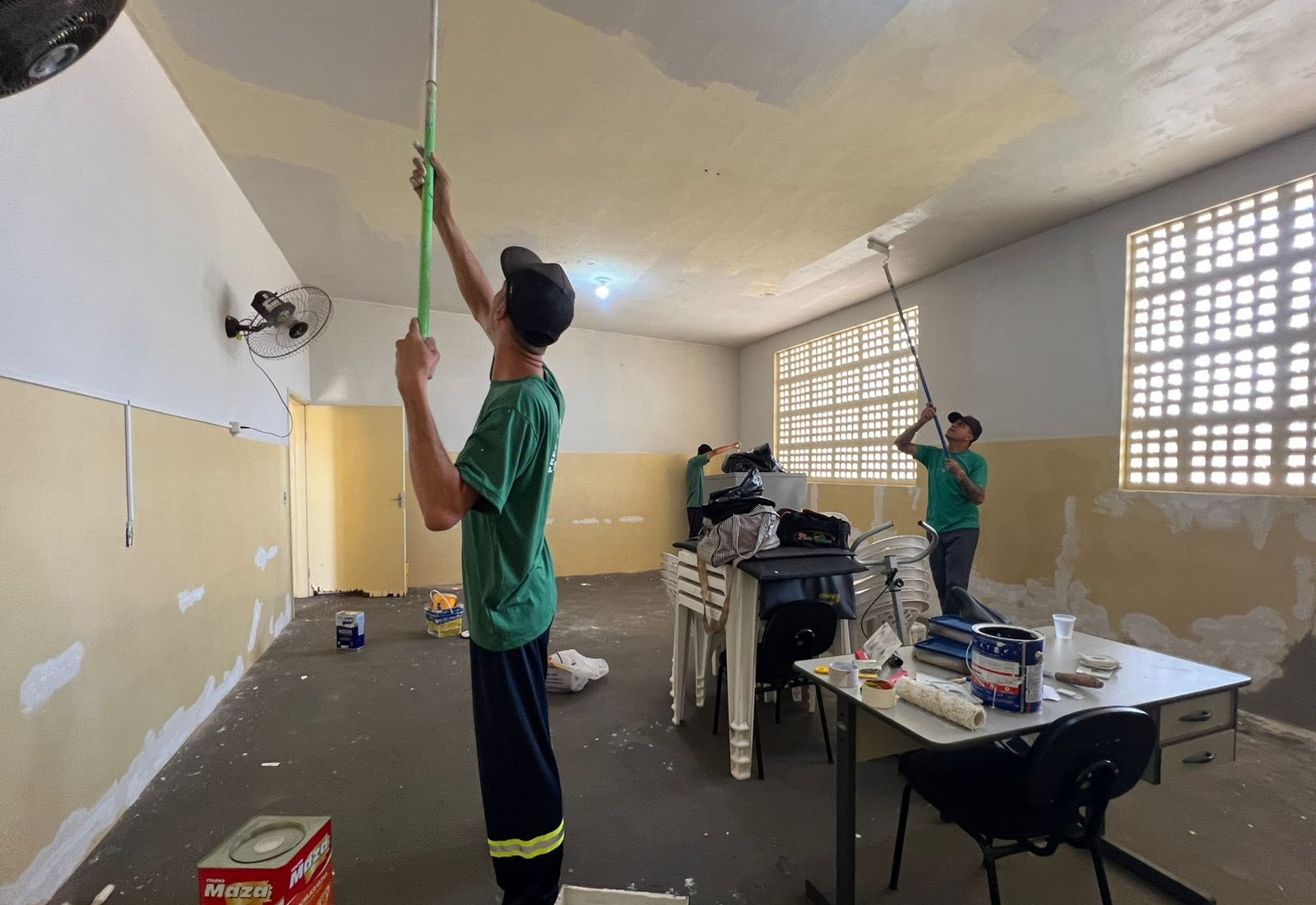 COMEÇOU A REFORMA NA ACADEMIA DE SAÚDE DO BAIRRO NENÊ PEREIRA LIMA