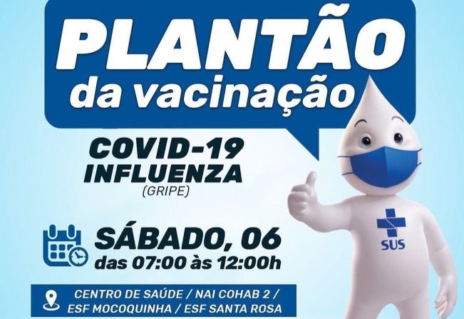 PLANTÃO DE VACINAÇÃO EM MOCOCA