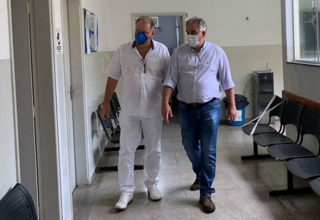 PREFEITO E DIRETOR DA SAÚDE INICIAM VISITAS NAS UNIDADES DE SAÚDE PARA REALIZAR MAPEAMENTO PARA CRONOGRAMA DE REFORMAS