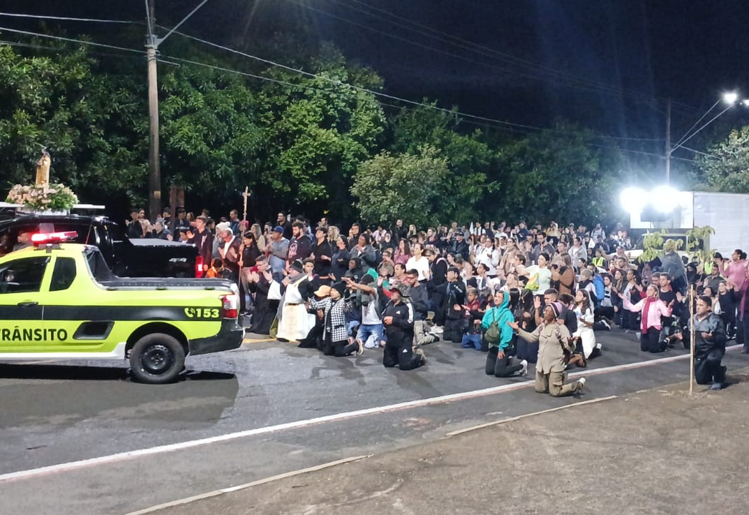  SECRETARIA DE TRÂNSITO E MOBILIDADE URBANA GARANTE APOIO E SEGURANÇA NA CAMINHADA DE SANTA RITA