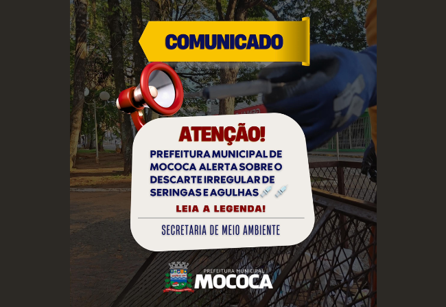 PREFEITURA INVESTIGA DESCARTE IRREGULAR DE MATERIAIS PERFUROCORTANTES E REFORÇA ORIENTAÇÕES SOBRE O DESCARTE SEGURO