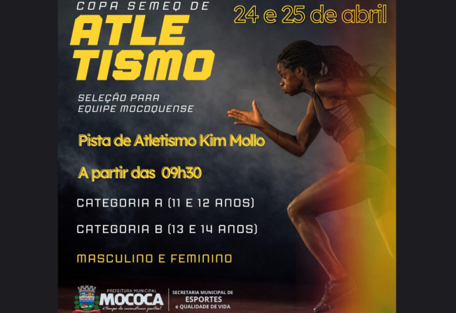PENEIRA PARA O ATLETISMO DE MOCOCA