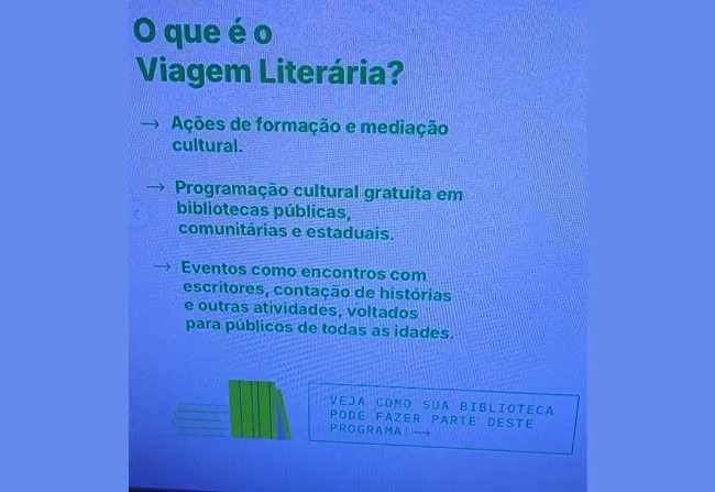 BIBLIOTECA MUNICIPAL DE MOCOCA É CONTEMPLADA COM O PROGRAMA VIAGEM LITERÁRIA!