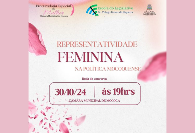 Mulheres de Mococa, este convite é para vocês!