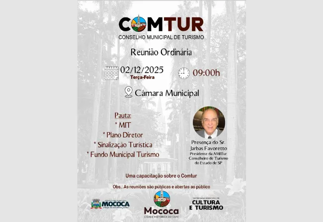  Reunião Ordinária do COMTUR – Mococa