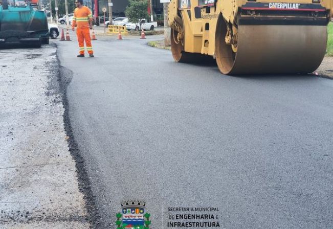 A CAMPANHA DE RECAPEAMENTO ASFÁLTICO NÃO PARA NA CIDADE DE MOCOCA
