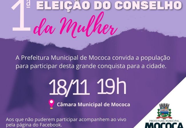 AGORA MOCOCA TEM O CONSELHO DA MULHER