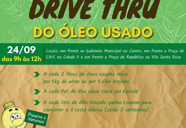 CAMPANHA DE TROCA DE ÓLEO USADO EM MOCOCA