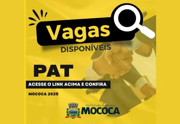 VAGAS ABERTAS NO PAT