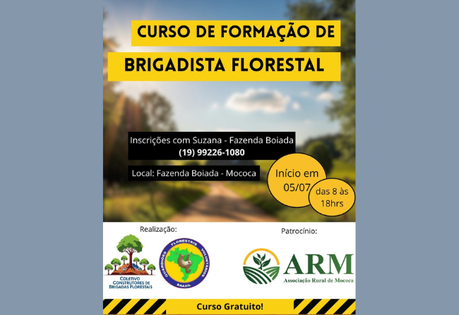 CURSO DE FORMAÇÃO DE BRIGADISTA FLORESTAL