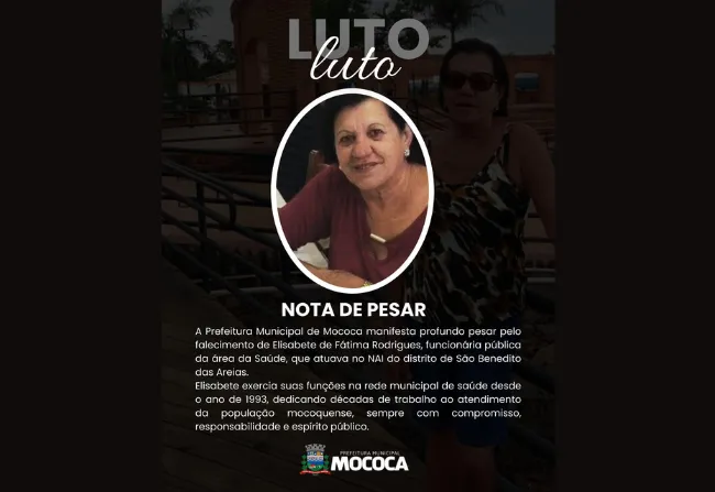  NOTA DE PESAR
