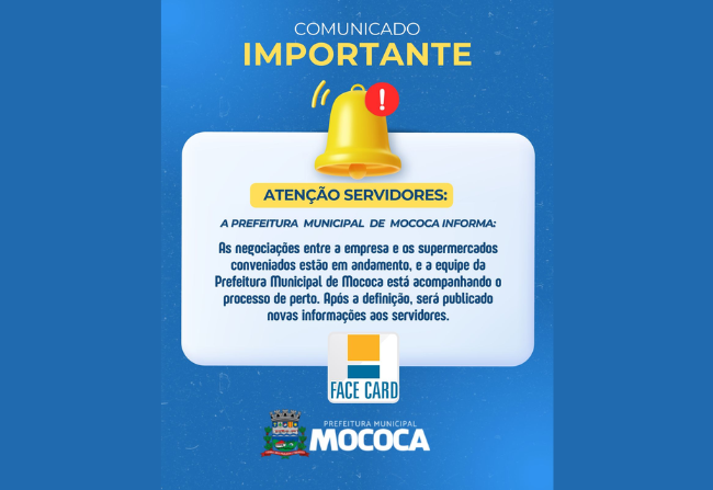  COMUNICADO AOS SERVIDORES MUNICIPAIS