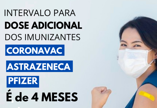 INTERVALO PARA VACINAS CONTRA COVID-19