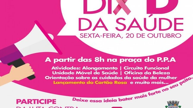 Nesta sexta-feira, dia 20, a partir das 8h na Praça do P.P.A. acontece o