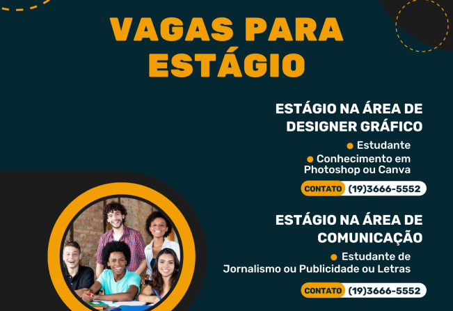 OPORTUNIDADE DE ESTÁGIO