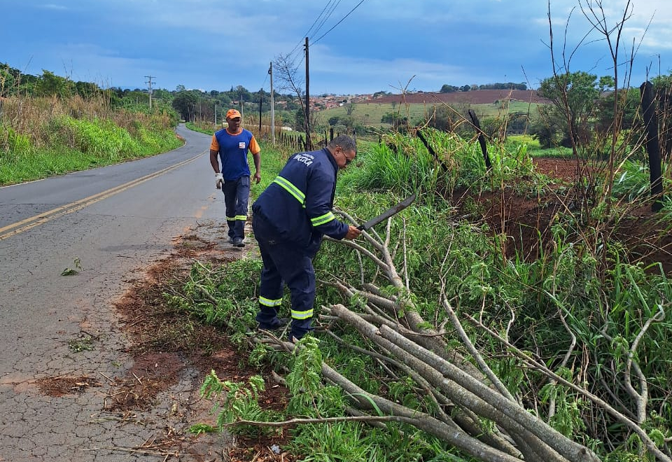  DEFESA CIVIL DE MOCOCA REALIZA AÇÃO NA VICINAL MOCOCA – SÃO JOSÉ DO RIO PARDO