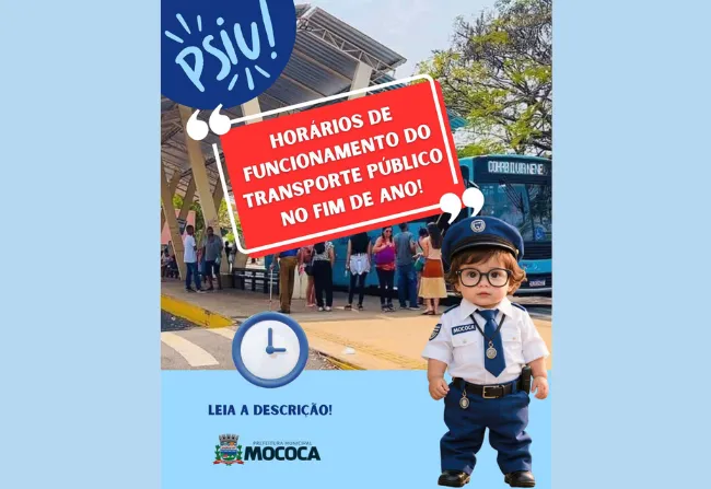  FUNCIONAMENTO DO TRANSPORTE PÚBLICO NO FIM DE ANO