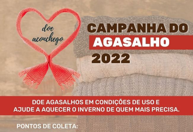 O FRIO CHEGOU... É HORA DE AQUECER O SEU CORAÇÃO!