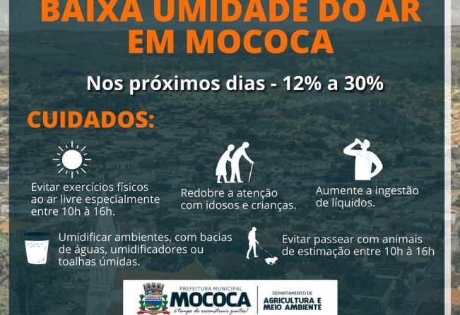 CUIDADO COM A UMIDADE DO AR!