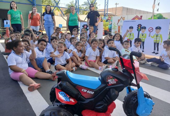 MINI CIDADE DE TRÂNSITO RECEBE 85 ALUNOS NESTA ÚLTIMA QUARTA-FEIRA