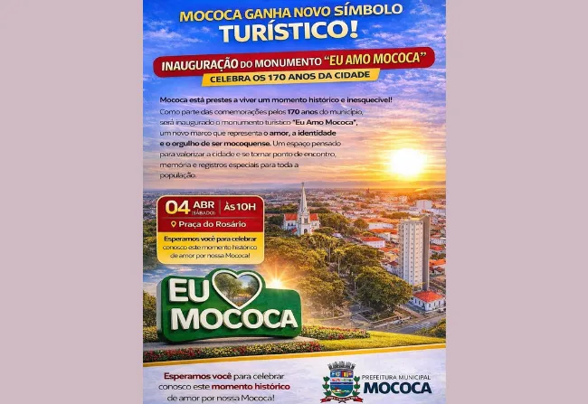 MOCOCA GANHA NOVO SÍMBOLO TURÍSTICO E DE ORGULHO!